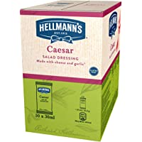 Hellmanns - Salsa César sin Gluten para Ensalada- 50 Sobres de 30 ml